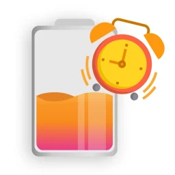Tam Pil Alarmı %100 simgesi