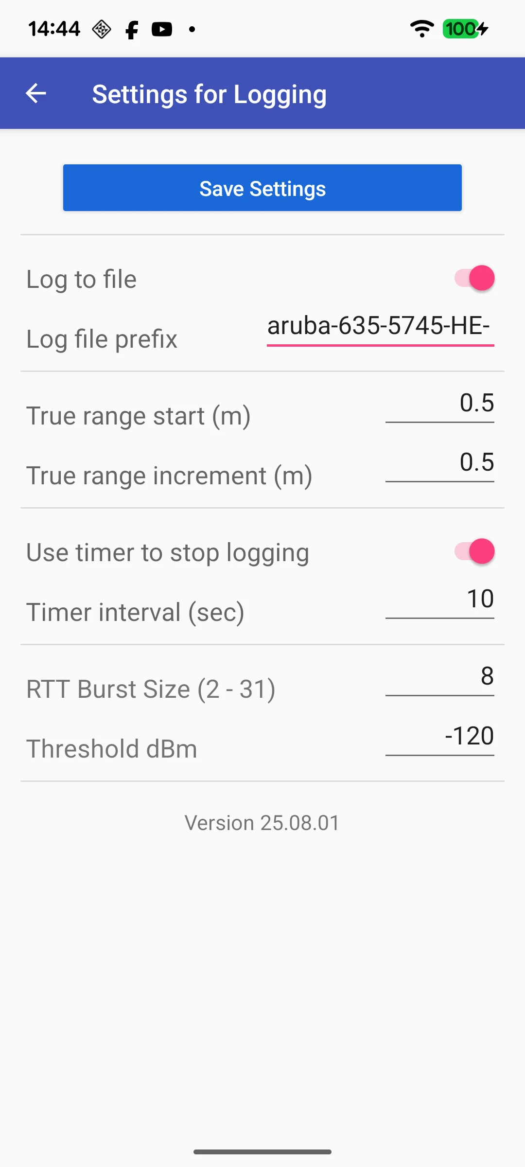 WifiRttScanX screenshot
